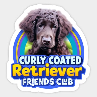 Curly Coated Retriever Sticker